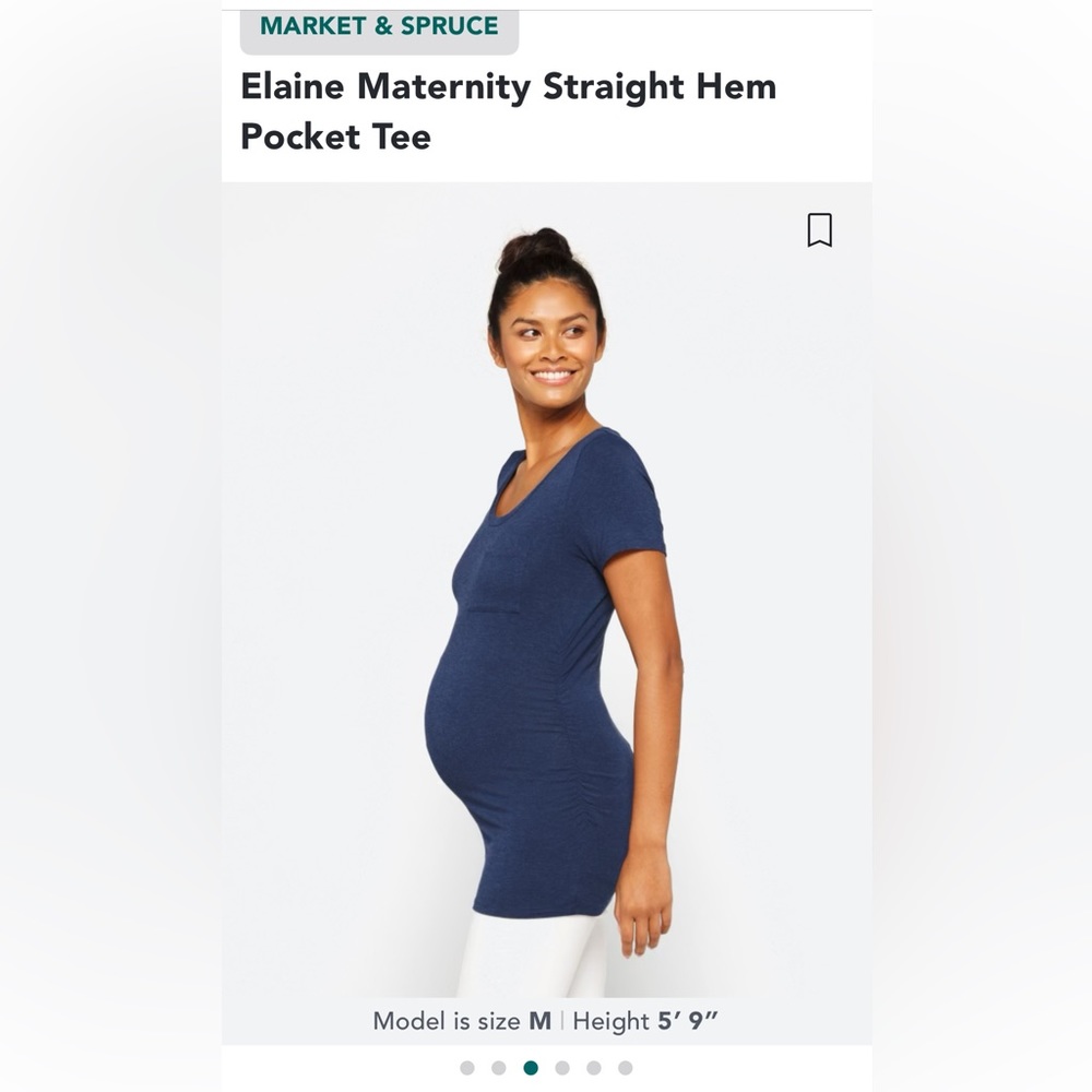 Market & Spruce Maternity Pocket Tshirt